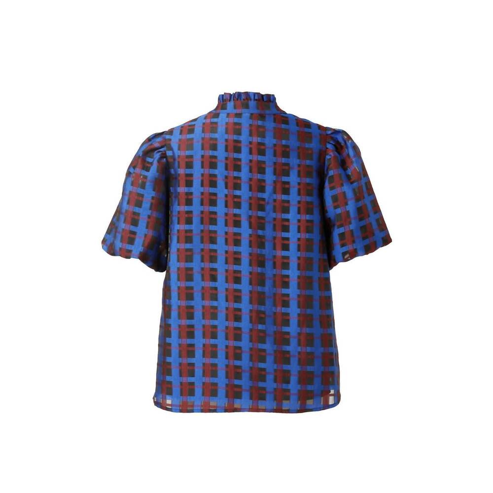 NEW EMILY LOVELOCK aida top in blue - Picture 3 of 4